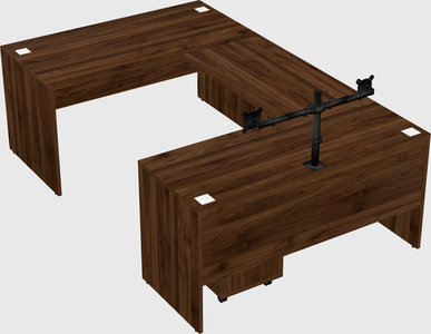 U-shaped desk