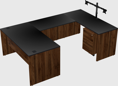 U-shaped desk