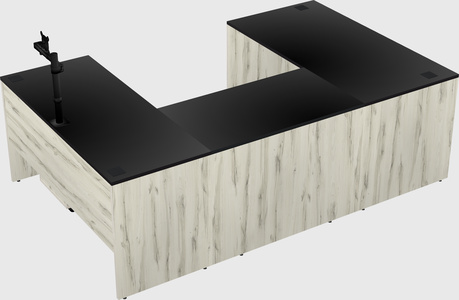 U-shaped desk