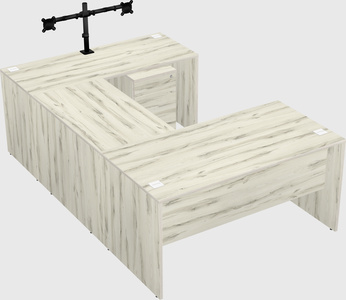 U-shaped desk
