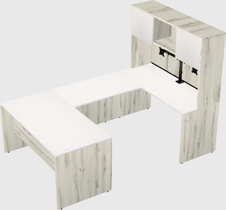 U-shaped desk