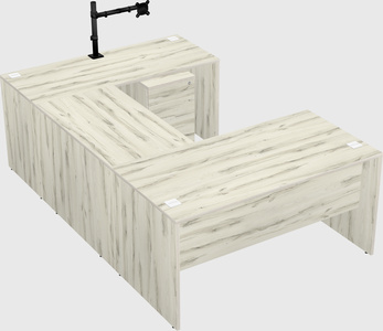 U-shaped desk