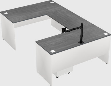 U-shaped desk