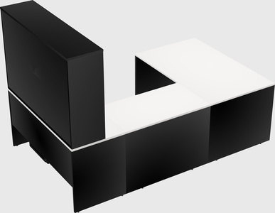 U-shaped desk