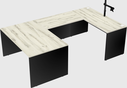 U-shaped desk