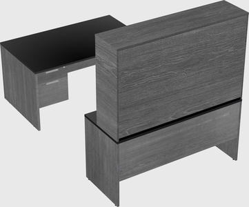 U-shaped desk