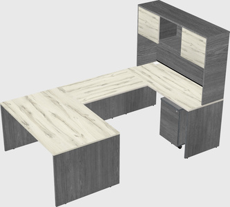 U-shaped desk