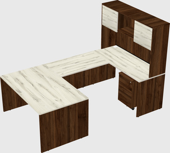U-shaped desk