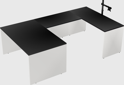 U-shaped desk