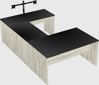 U-shaped desk