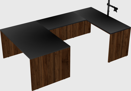 U-shaped desk