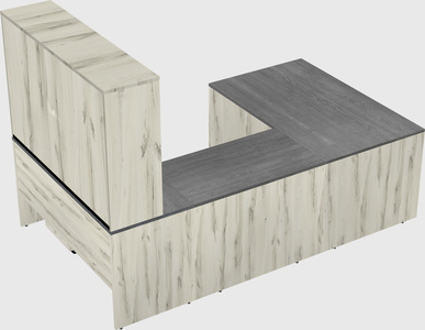 U-shaped desk