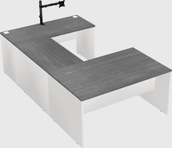 U-shaped desk