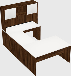 U-shaped desk