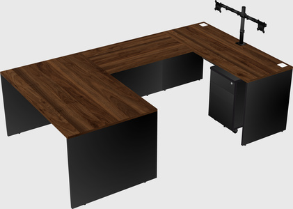 U-shaped desk
