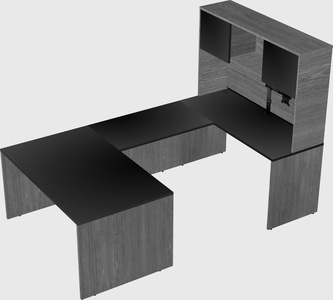 U-shaped desk