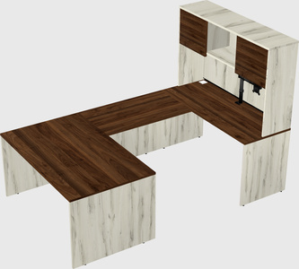 U-shaped desk