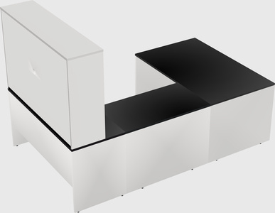 U-shaped desk