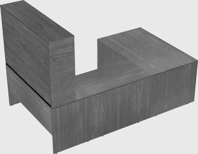 U-shaped desk