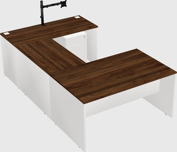 U-shaped desk