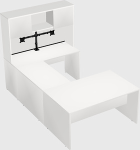 U-shaped desk