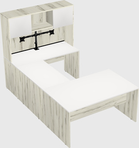U-shaped desk