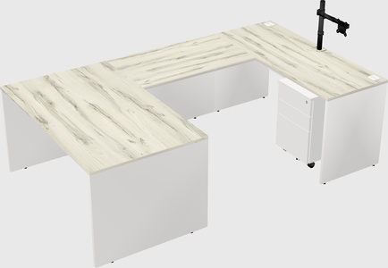 U-shaped desk