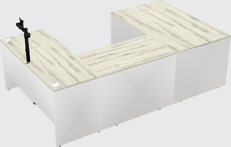 U-shaped desk