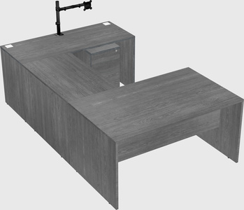 U-shaped desk
