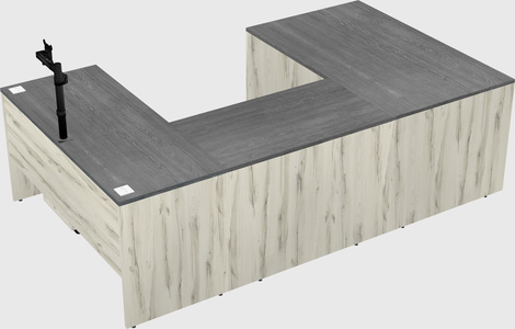 U-shaped desk