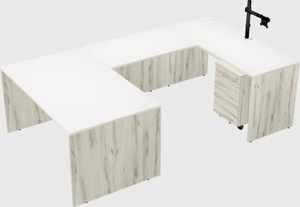 U-shaped desk