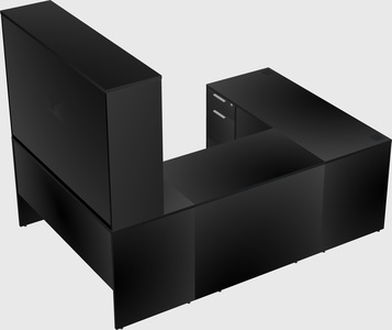 U-shaped desk