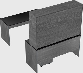 U-shaped desk