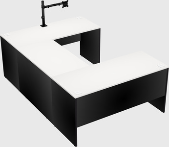 U-shaped desk