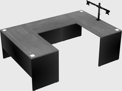 U-shaped desk