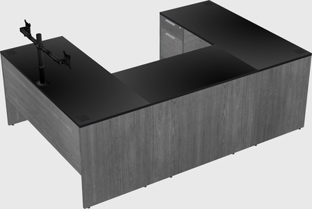 U-shaped desk