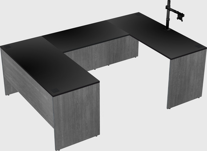 U-shaped desk