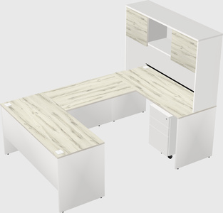 U-shaped desk