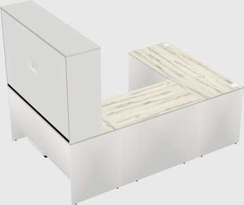 U-shaped desk