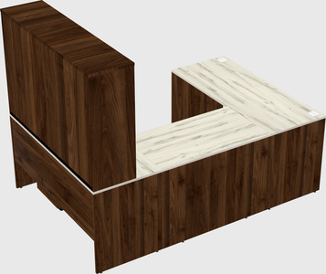 U-shaped desk