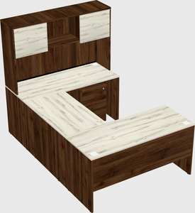 U-shaped desk