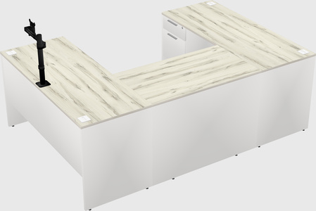 U-shaped desk