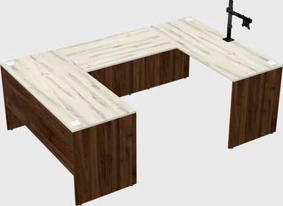 U-shaped desk