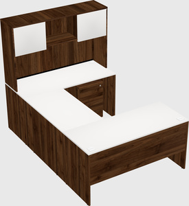 U-shaped desk