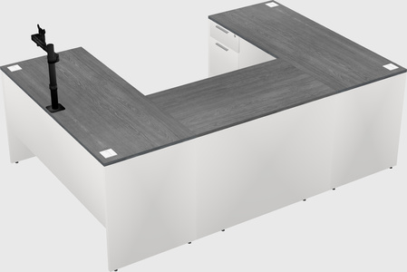 U-shaped desk