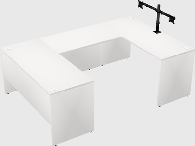 U-shaped desk