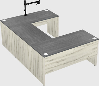 U-shaped desk