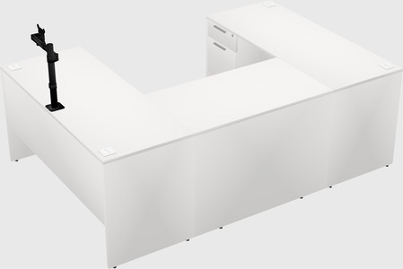 U-shaped desk