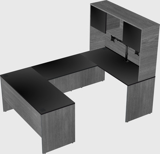 U-shaped desk