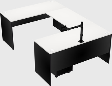 U-shaped desk